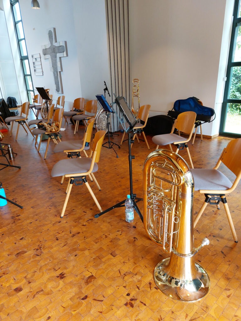 2025 Probentag inder Ev. Friedenskirche in Sinnersdorf, Instrumente
