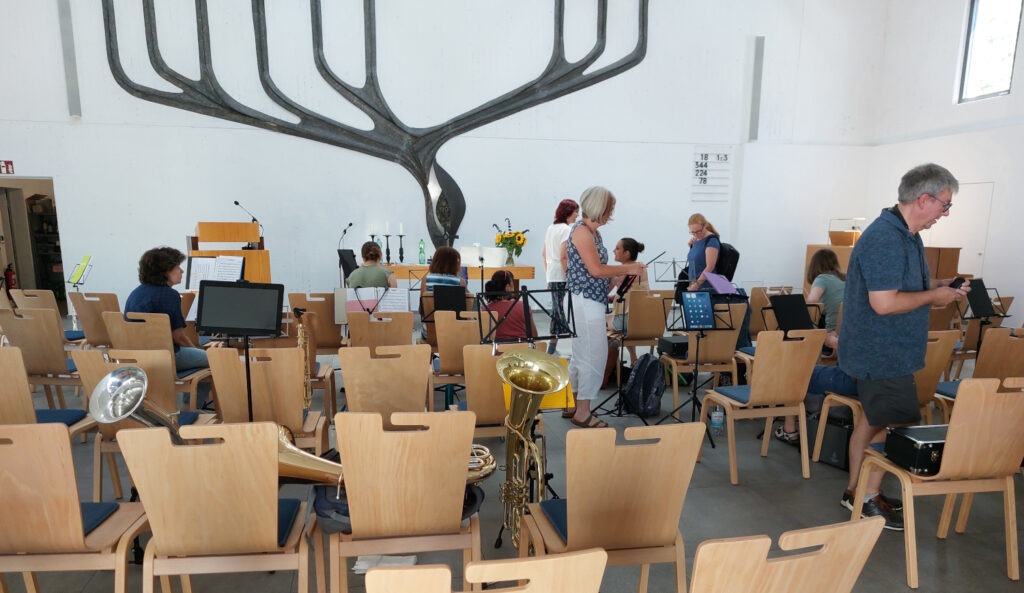 2025 Probentag im Ev. Gemeindezentrum Köln-Pesch, Vorbereitung