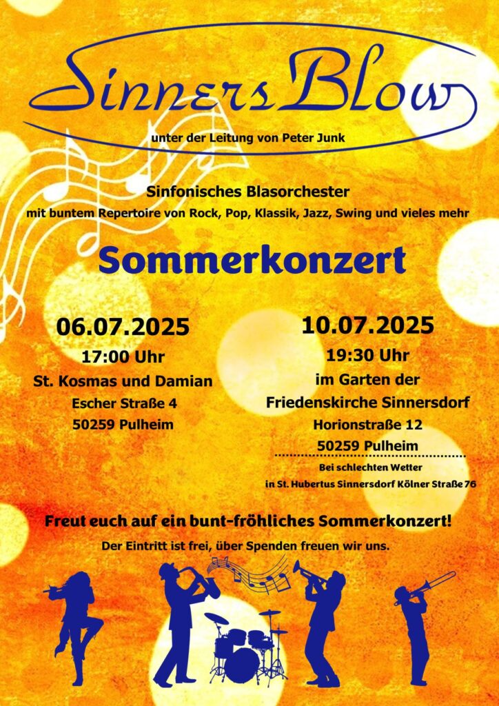 Plakat Sommerkonzerte 2025