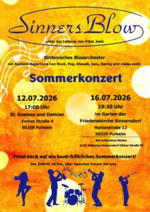 Mehr über den Artikel erfahren Unsere Sommerkonzerte